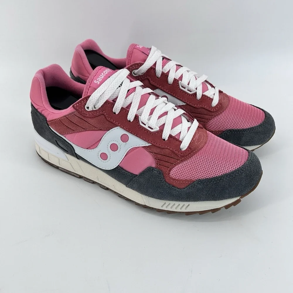 Saucony Shadow 5000 Pink Vintage Runner‎ Sneakers Mens 11.5 Retro Gum Sole Y2K